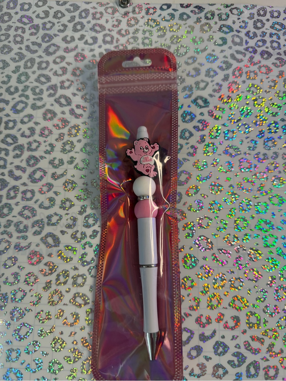 Pink Cute Bear Stylus Pen for Touchscreen Devices